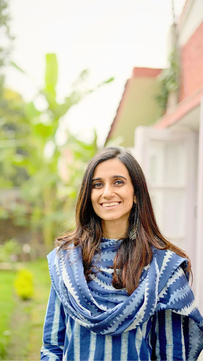 Portrait of Aakansha Kedia smiling outdoors